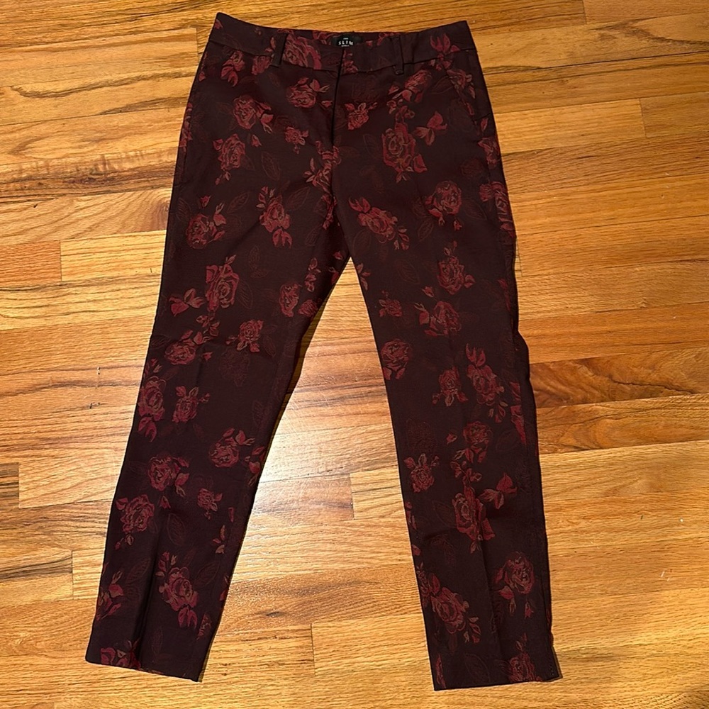 White House Black Market Floral Pants